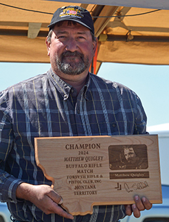 Shane Kraft, winner of the 2024 Quigley Match.